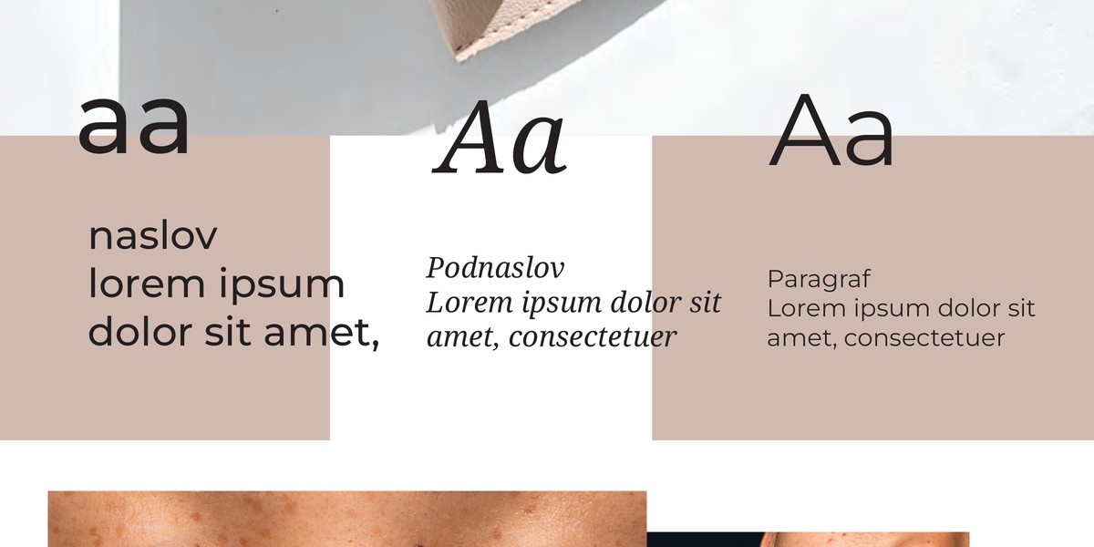 Molecule tipografija — naslov, podnaslov i paragraf stilovi