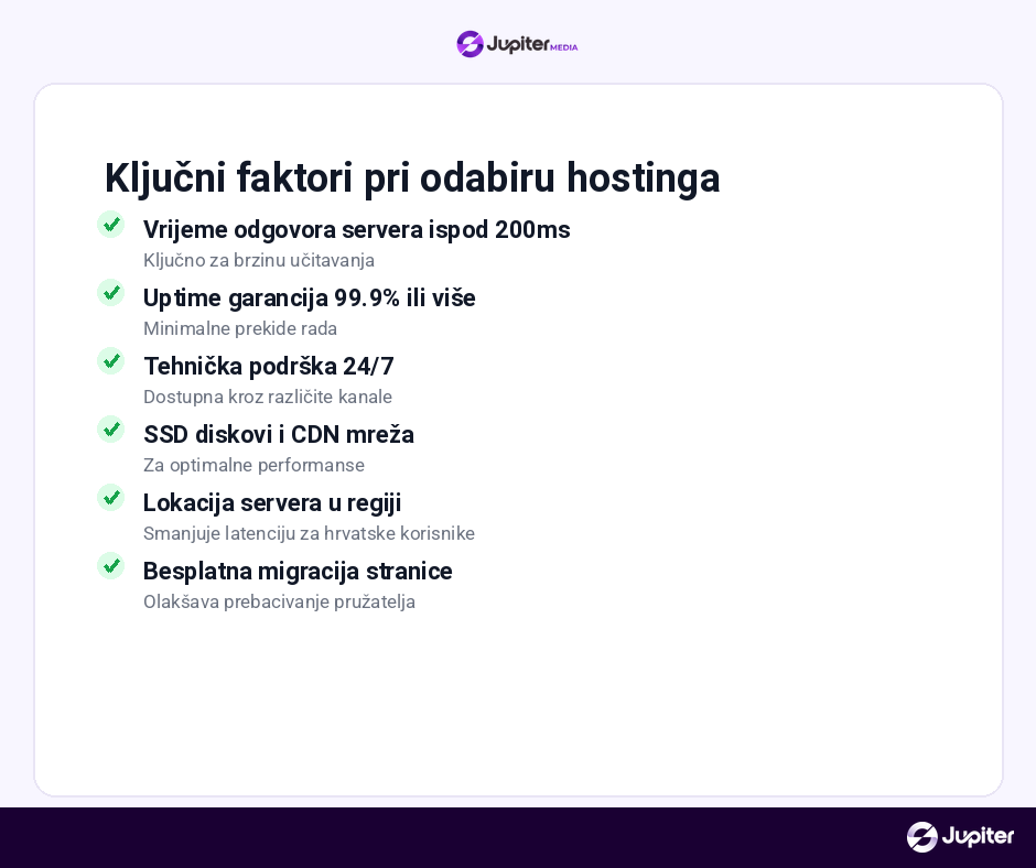 wordpress hosting usporedba migracija proces
