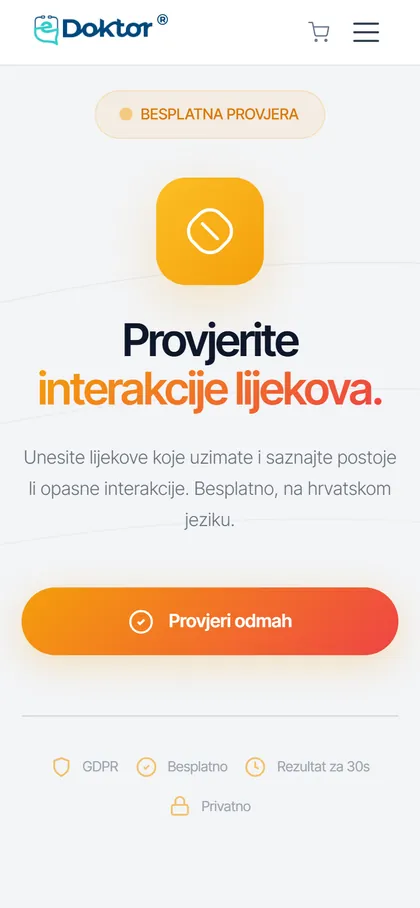 Provjera interakcija lijekova na mobitelu